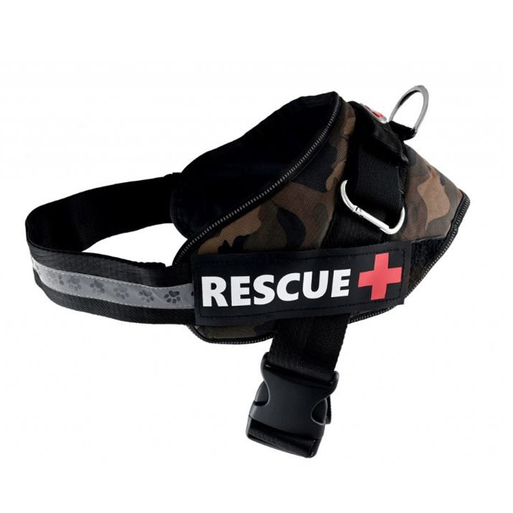 PetNova Szelki dla psa Norweskie RESCUE XXL Regulowane Owczarek Golden